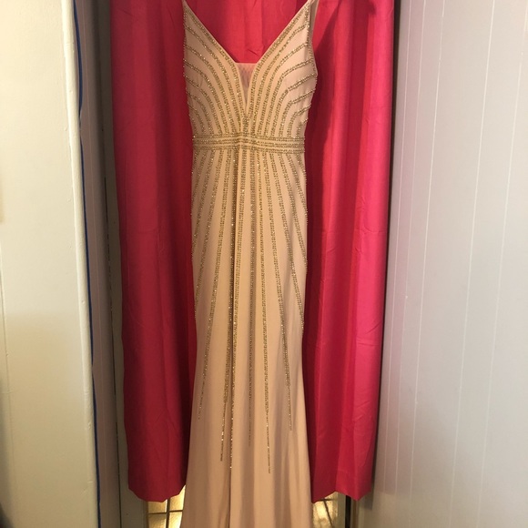 Pick and gold escape dress size 4 - Picture 1 of 3